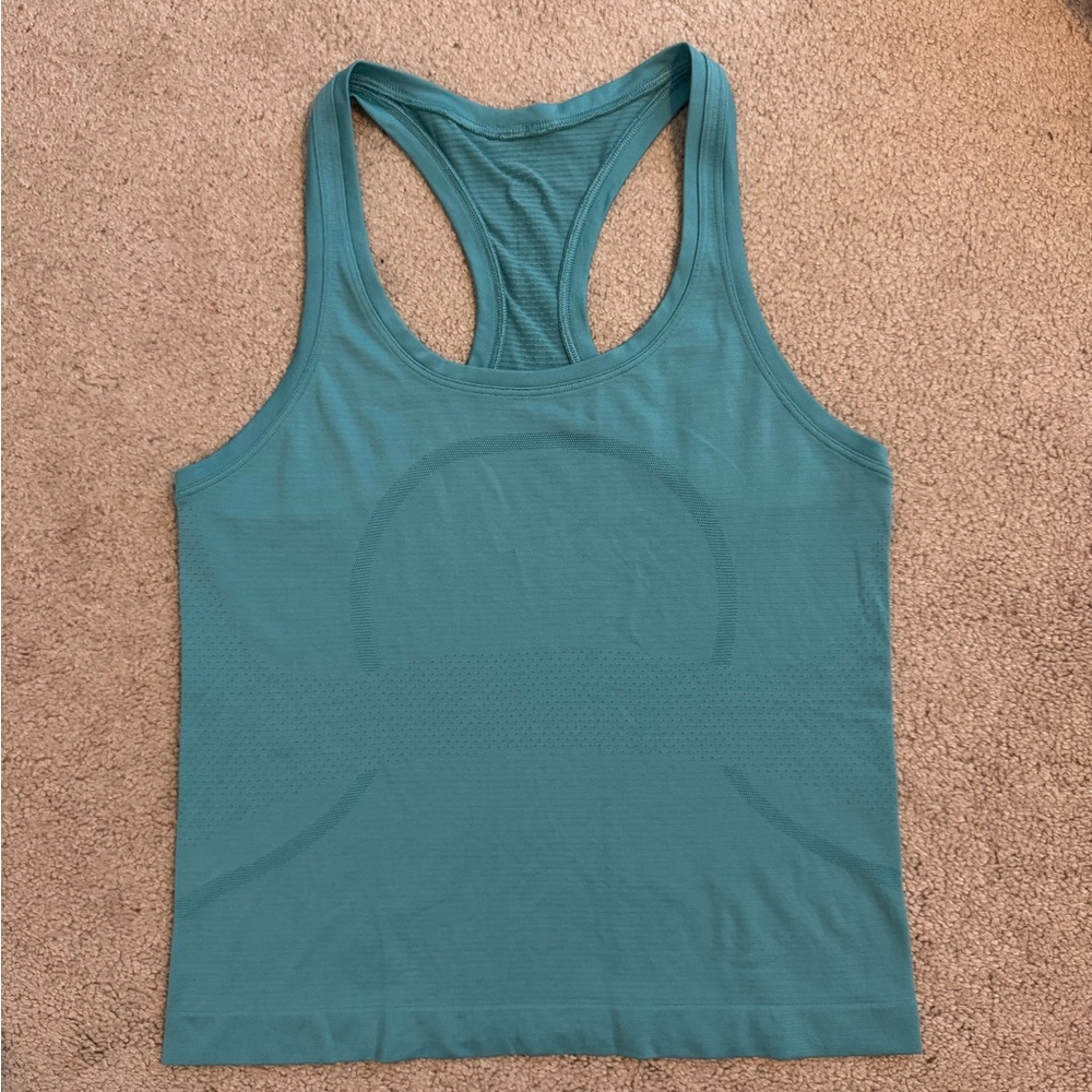 Lululemon Swiftly Tech RB Tank 2.0 *Race Tidal Teal Size 6